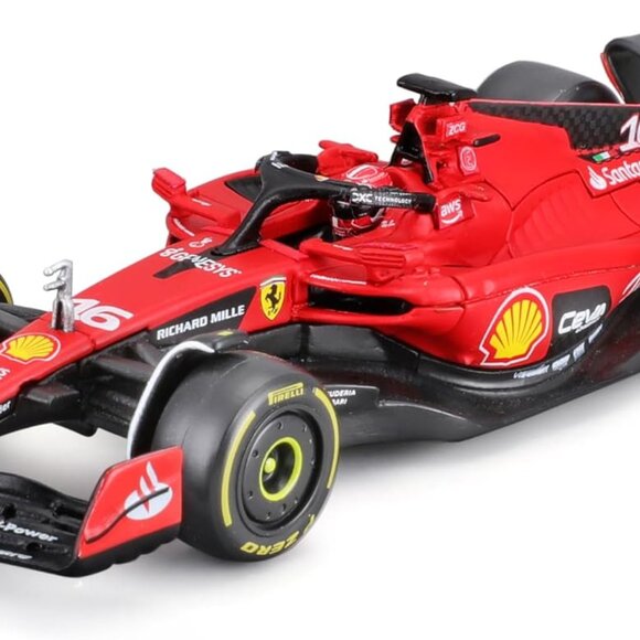 Bburago Formula Racing 1:43 2023 Ferrari SF-23 #16 Diecast Car - Picture 6 of 6